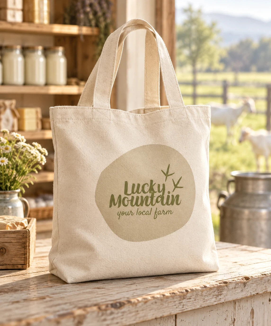 Tote bag Lucky Mountain.